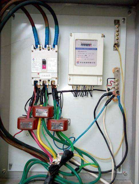 電流互感器實(shí)物接線圖